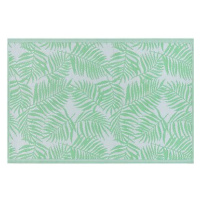 Oboustranný venkovní koberec s motivem palmových listů v olivově zelené barvě 120 x 180 cm KOTA,