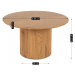 Kulatý konferenční stolek MAYLIN v dubovém provedení Priemer: 80 cm