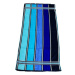 JAHU Rainbow Osuška - 70x140, modrá