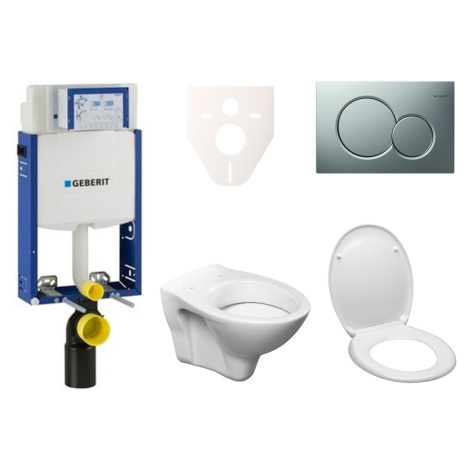 Cenově zvýhodněný závěsný WC set Geberit k zazdění + WC S-Line S-line Pro 110.302.00.5ND3