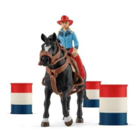 Schleich 42576 Kovbojský závod kolem barelů