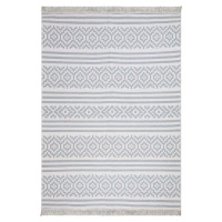 Šedo-bílý bavlněný koberec Oyo home Duo, 120 x 180 cm