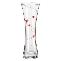 Crystalex skleněná váza Love 19,5 cm 1KS