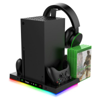 iPega XBX023S nabíjecí RGB stanice s chlazením pro Xbox Series X