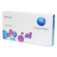 COOPERVISION Biofinity měsíční 6 čoček, Počet dioptrií: -0,50, Počet kusů v balení: 6 ks, Průměr