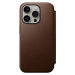 Nomad Modern Leather Folio, brown - iPhone 15 Pro (NM01628385) Hnědá