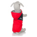 Vsepropejska Sindra zimní bunda pro psa Barva: Červená, Délka zad (cm): 35, Obvod hrudníku: 48 -