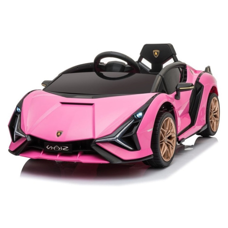 Mamido Dětské elektrické auto Lamborghini Sian růžové