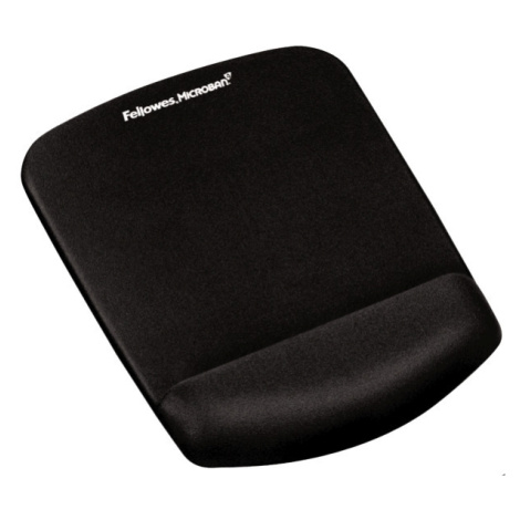 Podložka pod myš a zápěstí Fellowes PlushTouch černá