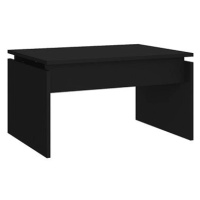 SHUMEE Konferenční stolek černý 68 × 50 × 38 cm dřevotříska, 808333