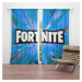 Sablio Závěs FORTNITE modrá: 2ks 140x250cm