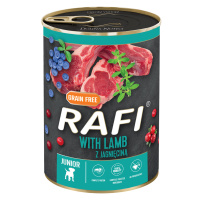 Rafi Junior paštika 24 x 400 g - jehněčí, brusinky a borůvky
