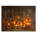 Nexos 86703 Nástěnná malba Halloween, 30 x 40 cm, 9 LED
