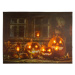 Nexos  86703 Nástěnná malba Halloween, 30 x 40 cm, 9 LED