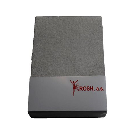 Rosh Froté prostěradlo EXCLUSIVE 90 × 200cm - Světle šedá
