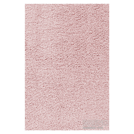 Chlupatý kusový koberec Life Shaggy 1500 Pink | růžový Typ: kulatý 200 cm