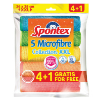 SPONTEX Microfibre XXL Utěrka z mikrovlákna 4 + 1 kusy