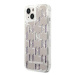 Karl Lagerfeld KLHCP14MLMNMS hard silikonové pouzdro iPhone 14 PLUS 6.7" silver Liquid Glitter M