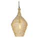 Orientální závěsná lampa zlatá 30 cm - Nidum