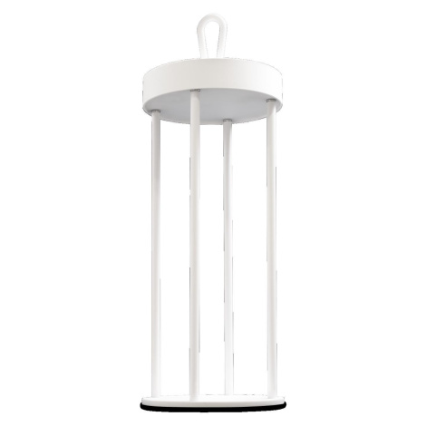 LED venkovní stolní lampa ATHENA nabíjecí USB 3000K IP54 bílá - CENTURY