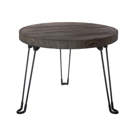 Dřevěný stolek kulatý StarDeco