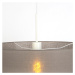 Venkovská závěsná lampa bílá s odstínem taupe 50 cm - Combi 1