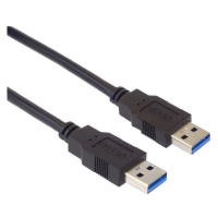 PremiumCord kabel USB 3.0 A male - USB 3.0 A male 5Gbps 3 m černá