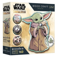 Trefl Wood Craft Origin puzzle The Mandalorian: Grogu 160 dílků