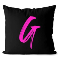 Impar písmeno G, barva iniciály růžová