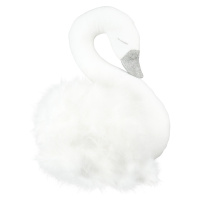 Cotton & Sweets Dekorativní labuť na zeď bílá