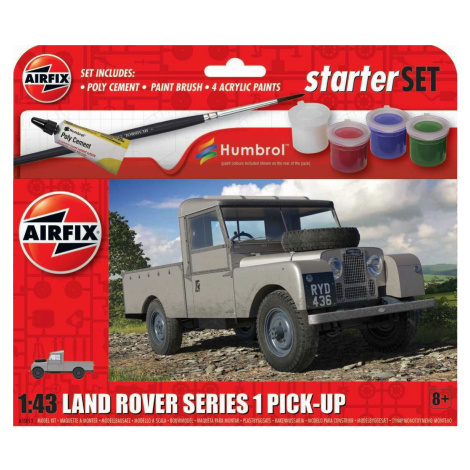 Starter Set auto A55012 - Land Rover Series 1 (1:43) AIRFIX
