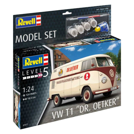 ModelSet auto 67677 - VW T1 "Dr. Oetker" (1:24) Revell