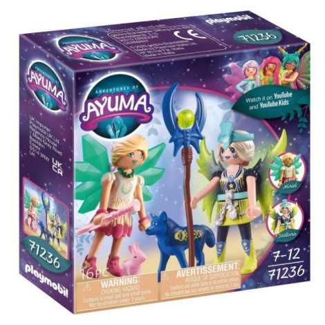 PLAYMOBIL Ayuma 71236 Crystal- a Moon Fairy s tajemnými zvířaty