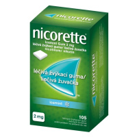 Nicorette Icemint Gum 2 mg léčivá žvýkací guma 105 žvýkaček