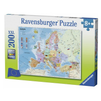 Ravensburger Mapa Evropy 200 dílků