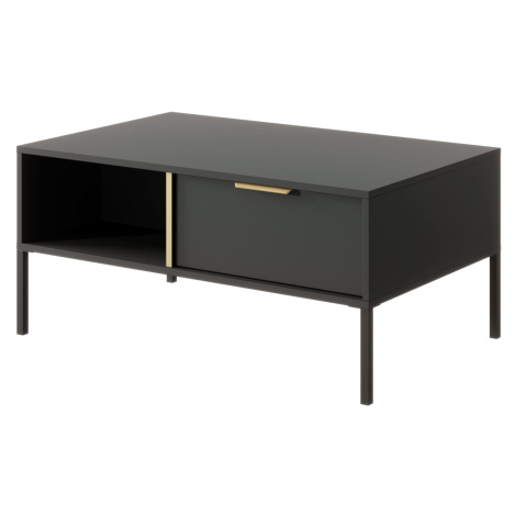 Obdélníkový konferenční stolek se zásuvkou do obývacího pokoje Lars - Meble Laski