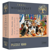 Trefl Dřevěné puzzle 1000 - Psí přátelství