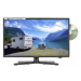LED TV 18.5 palec Reflexion CI+, DVB-C, DVB-S2, DVBT2 HD, PVR ready, DVD-Player černá (lesklá)
