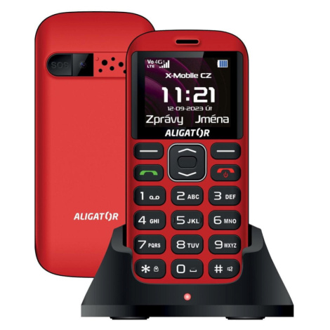 Aligator A720 4G Senior Black Red
