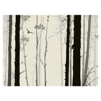 FTNS 1262 AG Design vliesová fototapeta 4-dílná Mystic Forest - Mystický les, velikost 360  x 27
