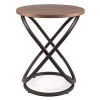 Signal Příruční stolek EOS E | černý mat Barva: Ořech