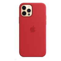 APPLE iPhone 12/12 Pro Silicone Case with MagSafe - (PRODUCT) Red