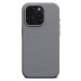 Woolnut MagSafe kožený kryt pro iPhone 15 Pro šedý (v2)