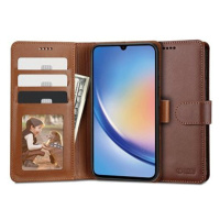 Tech-Protect Wallet knížkové pouzdro pro Samsung Galaxy A34 5G, hnědé
