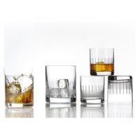 Crystalex sklenice na whisky 280 ml (4ks) + zásobník na led (1 ks)