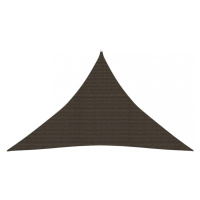Stínící plachta trojúhelníková HDPE 2,5 x 2,5 x 3,5 m Dekorhome Antracit,Stínící plachta trojúhe