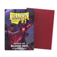 60 Small Dragon Shield Sleeves - Matte Ruby (English; NM)