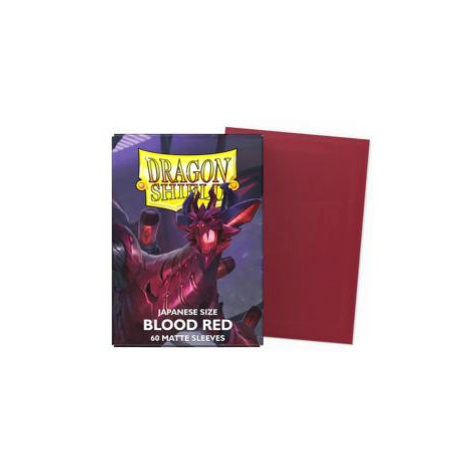 60 Small Dragon Shield Sleeves - Matte Ruby