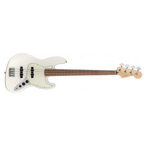 Fender Player Jazz Bass FL Polar White Pau Ferro