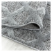 Ayyildiz koberce Kusový koberec Pisa 4702 Grey kruh - 200x200 (průměr) kruh cm